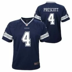 NFL Jerseys Nike Kids' Dallas Cowboys Dak Prescott #4 Game Jersey