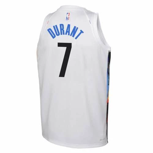 NBA Jerseys Nike Kids' Brooklyn Nets Kevin Durant #7 2022 City Edition Jersey 4 NBA Jerseys Nike Kids' Brooklyn Nets Kevin Durant #7 2022 City Edition Jersey - Image 2