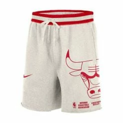 NBA Shorts Nike Chicago Bulls Courtside Fleece Short
