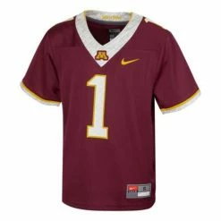 College Jerseys Nike Kids' Minnesota Golden Gophers #1 Maroon Replica Jersey