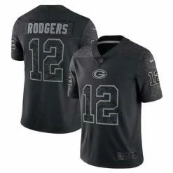 NFL Jerseys Nike Green Bay Packers Aaron Rodgers #12 Reflect Jersey