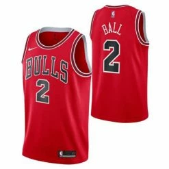 NBA Jerseys Nike Kids' Chicago Bulls Lonzo Ball #2 Swingman Jersey