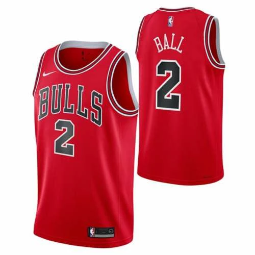NBA Jerseys Nike Kids' Chicago Bulls Lonzo Ball #2 Swingman Jersey 3 NBA Jerseys Nike Kids' Chicago Bulls Lonzo Ball #2 Swingman Jersey