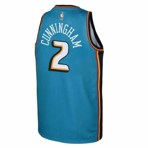 NBA Jerseys Nike Kids' Detroit Pistons Cade Cunningham #2 Hardwood Classic Jersey 4 NBA Jerseys Nike Kids' Detroit Pistons Cade Cunningham #2 Hardwood Classic Jersey - Image 2