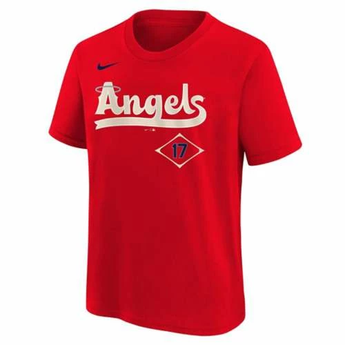 MLB Shirts Nike Kids' Los Angeles Angels Shohei Ohtani #17 City Connect Name & Number T-Shirt 5 MLB Shirts Nike Kids' Los Angeles Angels Shohei Ohtani #17 City Connect Name & Number T-Shirt - Image 3