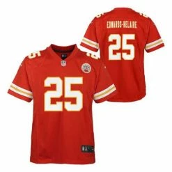 NFL Jerseys Nike Kids' Kansas City Chiefs Clyde Edwards-Helaire #25 Replica Jersey