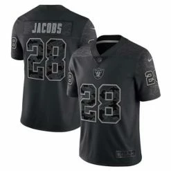 NFL Jerseys Nike Las Vegas Raiders Josh Jacobs #28 Reflect Jersey