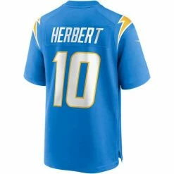 NFL Jerseys Nike Los Angeles Chargers Justin Herbert #10 Game Jersey -Nike popular store unnamed file 7202