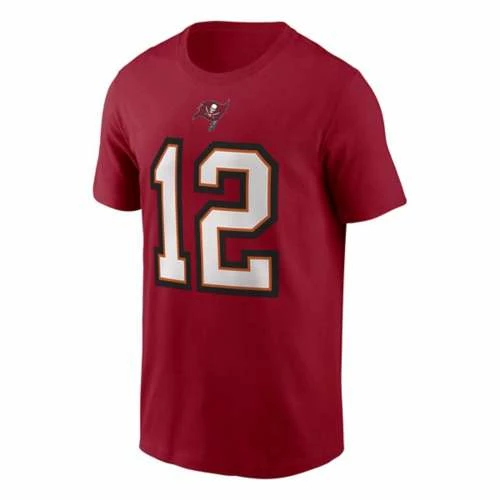 NFL Shirts Nike Tampa Bay Buccaneers Tom Brady #12 Name & Number T-Shirt 4 NFL Shirts Nike Tampa Bay Buccaneers Tom Brady #12 Name & Number T-Shirt - Image 2