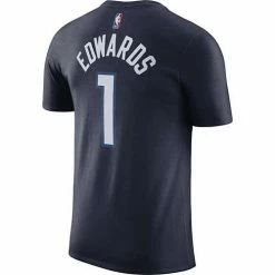 NBA Shirts Nike Minnesota Timberwolves Anthony Edwards Name & Number T-Shirt