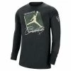 NBA Shirts Nike Milwaukee Bucks Courtside Statement Long Sleeve Shirt -Nike popular store unnamed file 7249