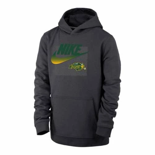 College Hoodies & Sweatshirts Nike Kids' North Dakota State Bison Club Remix Hoodie 3 College Hoodies & Sweatshirts Nike Kids' North Dakota State Bison Club Remix Hoodie
