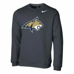College Hoodies & Sweatshirts Nike Montana State Bobcats Logo Crewneck Sweatshirt