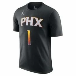 NBA Shirts Nike Phoenix Suns Devin Booker #1 Statement Name & Number T-Shirt -Nike popular store unnamed file 7275