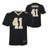 NFL Jerseys Nike Kids' New Orleans Saints Alvin Kamara #41 Game Jersey -Nike popular store unnamed file 7283