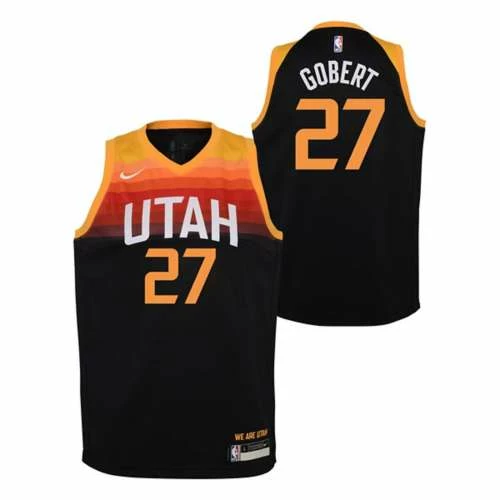 NBA Jerseys Nike Kids' Utah Jazz Rudy Gobert #27 City Edition Swingman Jersey 3 NBA Jerseys Nike Kids' Utah Jazz Rudy Gobert #27 City Edition Swingman Jersey