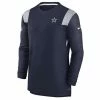 NFL Shirts Nike Dallas Cowboys Sideline Player Long Sleeve Shirt
