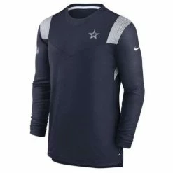 NFL Shirts Nike Dallas Cowboys Sideline Player Long Sleeve Shirt