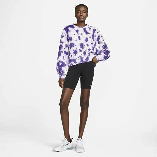 Hoodies & Sweatshirts Women's Nike Sportswear Oversized Fleece Tie-Dye Crewneck Sweatshirt 6 Hoodies & Sweatshirts Women's Nike Sportswear Oversized Fleece Tie-Dye Crewneck Sweatshirt - Image 4