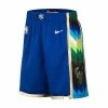 NBA Shorts Nike Milwaukee Bucks 2022 City Edition Swingman Short