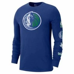 NBA Shirts Nike Dallas Mavericks 2022 City Edition Long Sleeve Shirt