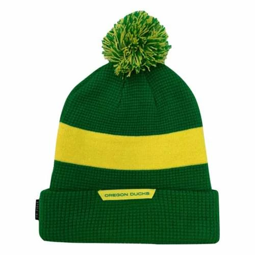 College Hats & Caps Nike Oregon Ducks Sideline Pom Beanie 4 College Hats & Caps Nike Oregon Ducks Sideline Pom Beanie - Image 2