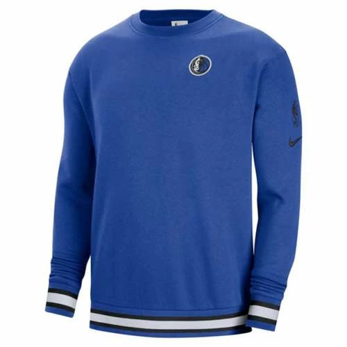 NBA Hoodies & Sweatshirts Nike Dallas Mavericks Courtside Crewneck 3 NBA Hoodies & Sweatshirts Nike Dallas Mavericks Courtside Crewneck