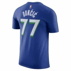 NBA Shirts Nike Dallas Mavericks Luka Doncic #77 2022 City Edition Name & Number T-Shirt