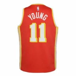 NBA Jerseys Nike Kids' Atlanta Hawks Trae Young #11 Swingman Jersey -Nike popular store unnamed file 7453