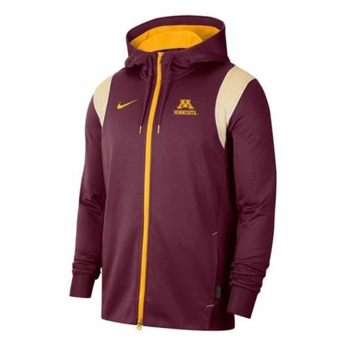 College Hoodies & Sweatshirts Nike Minnesota Golden Gophers Sideline Therma Full Zip Hoodie 3 College Hoodies & Sweatshirts Nike Minnesota Golden Gophers Sideline Therma Full Zip Hoodie