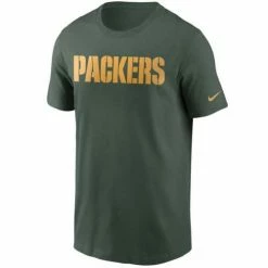 NFL Shirts Nike Green Bay Packers Wordmark Essential T-Shirt
