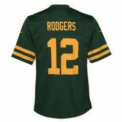 NFL Jerseys Nike Kids' Green Bay Packers Aaron Rodgers #12 Alternate Game Jersey