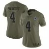 NFL Jerseys Nike Women's Dallas Cowboys Dak Prescott #4 2022 Salute To Service Jersey -Nike popular store unnamed file 7517