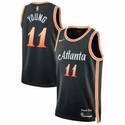NBA Jerseys Nike Atlanta Hawks Trae Young #11 2022 City Edition Jersey