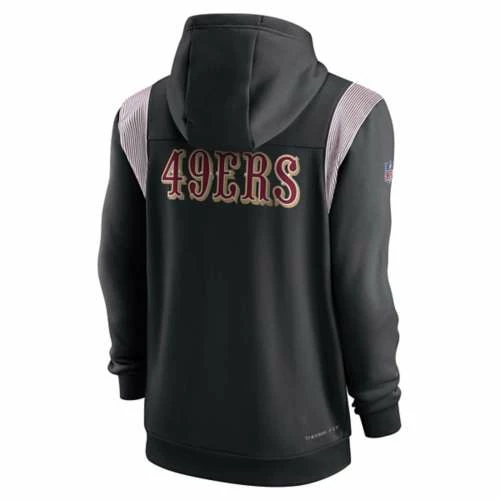 NFL Hoodies & Sweatshirts Nike San Francisco 49ers Therma Full Zip Hoodie 4 NFL Hoodies & Sweatshirts Nike San Francisco 49ers Therma Full Zip Hoodie - Image 2