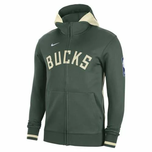 NBA Hoodies & Sweatshirts Nike Milwaukee Bucks Show Full Zip 3 NBA Hoodies & Sweatshirts Nike Milwaukee Bucks Show Full Zip