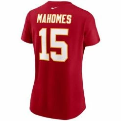 NFL Shirts Nike Women's Kansas City Chiefs Patrick Mahomes #15 Name & Number T-Shirt