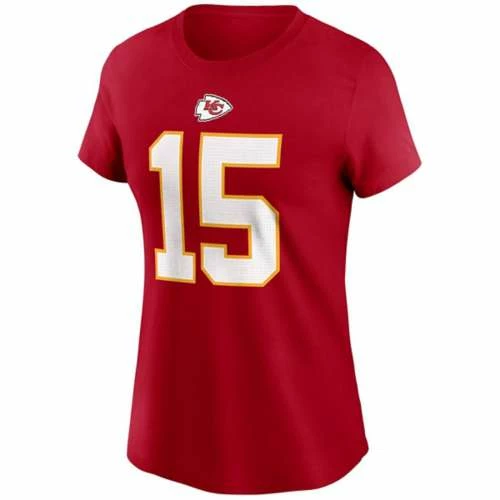NFL Shirts Nike Women's Kansas City Chiefs Patrick Mahomes #15 Name & Number T-Shirt 4 NFL Shirts Nike Women's Kansas City Chiefs Patrick Mahomes #15 Name & Number T-Shirt - Image 2