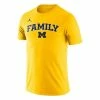 College Shirts Nike Jordan Michigan Wolverines Family Verbage T-Shirt -Nike popular store unnamed file 7561