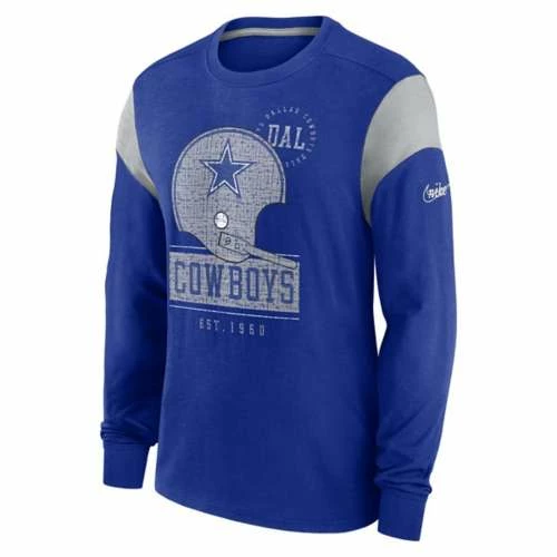 NFL Shirts Nike Dallas Cowboys Playback Long Sleeve Shirt 3 NFL Shirts Nike Dallas Cowboys Playback Long Sleeve Shirt