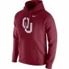 College Hoodies & Sweatshirts Nike Oklahoma Sooners Logo Club Fleece Hoodie -Nike popular store unnamed file 7623