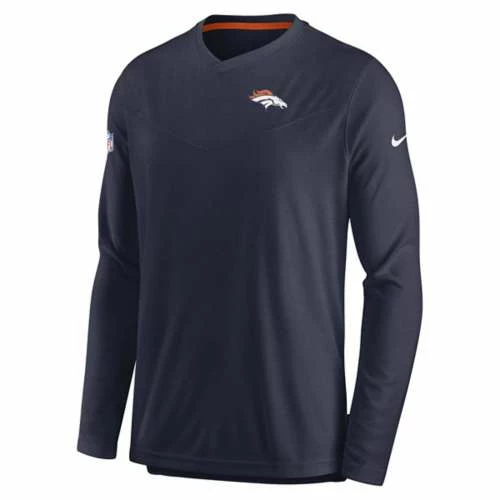 NFL Shirts Nike Denver Broncos UV Coaches Long Sleeve Shirt 3 NFL Shirts Nike Denver Broncos UV Coaches Long Sleeve Shirt