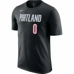 NBA Shirts Nike Portland Trail Blazers Damian Lillard #0 Name & Number T-Shirt 5 NBA Shirts Nike Portland Trail Blazers Damian Lillard #0 Name & Number T-Shirt -Nike popular store unnamed file 7654