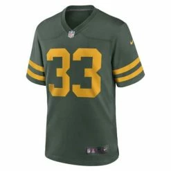 NFL Jerseys Nike Green Bay Packers Aaron Jones #33 Color Rush Game Jersey -Nike popular store unnamed file 7678