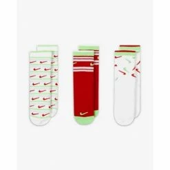 Kids' Nike Kid's Christmas 3 Pack Crew Socks -Nike popular store unnamed file 914