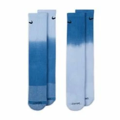 Adult Nike Everyday Plus Cushioned Dip Dyed 2 Pack Crew Socks